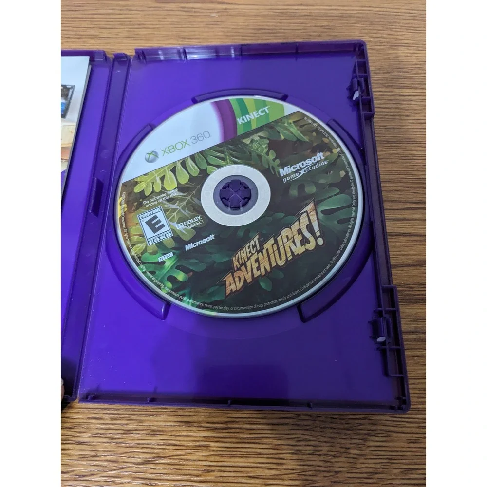 Kinect Adventures Xbox 360 Game Microsoft Kinect Sensor Required Original Case‎